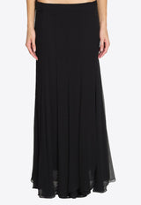 Chloé Flowy Maxi Skirt Black CH25WJU200001--001