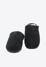 UGG Elea Slip-On Suede Slippers Black 1171390--BLK
