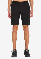 Stone Island Logo Patch Bermuda Shorts Black L1S15L100019-S0A10-V0029