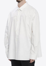 Loewe Anagram Jacquard Oversized Shirt White H526Y05WEO--2100