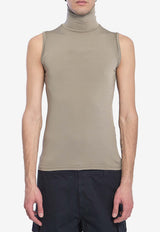 Haute High-Neck Sleeveless Top Gray 42250--