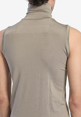 Haute High-Neck Sleeveless Top Gray 42250--