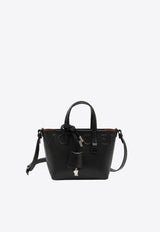 Moncler Micro Very Tote Bag in Calf Leather Black L109B5D00005-M9608-999