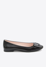 Roger Vivier U Look Patent Leather Ballet Flats Black RVW66834910-D1P-B999