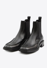 Saint Laurent Joe Calf Leather Chelsea Boots Black 841196-AAD4X-1000