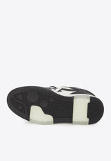 Off-White Out of Office Leather Sneakers Monochrome OMIA189C99-LEA007-0110