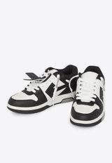 Off-White Out of Office Leather Sneakers Monochrome OMIA189C99-LEA007-0110