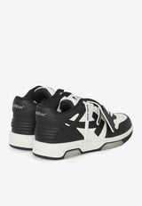 Off-White Out of Office Leather Sneakers Monochrome OMIA189C99-LEA007-0110