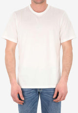James Perse Basic Crewneck T-shirt White MELJ3199--WHT