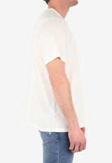 James Perse Basic Crewneck T-shirt White MELJ3199--WHT
