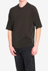 Roberto Collina Basic Crewneck T-shirt Brown 261MYA11021--08
