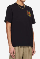 Casablanca Heat Map Print T-shirt Black SP26JTS001--06