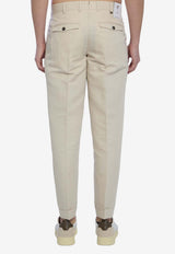 PT Torino Rebel Straight-Leg Pants Cream CORSZAZ40FWD-PU38-0015
