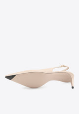 Dolce & Gabbana Lollo 60 DG Logo Slingback Pumps Pink CG0796-A1953-80095