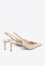 Dolce & Gabbana Lollo 60 DG Logo Slingback Pumps Pink CG0796-A1953-80095