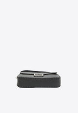 Fendi Baguette Leather Shoulder Bag Gray 7VA572-ARLZ-F0J55