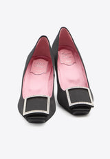 Roger Vivier Trompette 70 Satin Pumps Black RVW4004410-RS0-B999