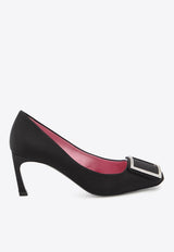 Roger Vivier Trompette 70 Satin Pumps Black RVW4004410-RS0-B999
