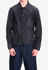 Maison Margiela Sports Vintage-Effect Jackets Blue S50AM0656-M35702-900