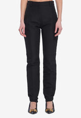 Balenciaga Straight-Leg Stitched Pants Black 60526-.-