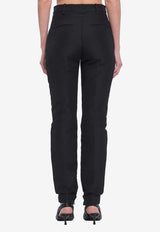 Balenciaga Straight-Leg Stitched Pants Black 60526-.-