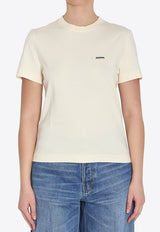 Jacquemus Gros Grain T-shirt Light Beige TSW00550A-J00029-131