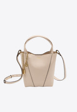 Chloé Small Spin Leather Tote Bag Pink CH25SS812N84--6J5