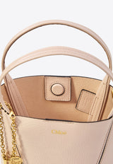 Chloé Small Spin Leather Tote Bag Pink CH25SS812N84--6J5