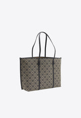 Tory Burch Perry T Monogram Tote Bag Blue 174279--405