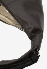 Lemaire Medium Croissant Bag Brown BG0174-LL0160-BR449