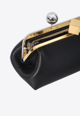 Jacquemus Salon Leather Clutch Bag Black BAW00413A-C27L14-990