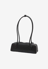 Alaïa Small Le Teckel Leather Shoulder Bag Black AA1S06029CA212--999