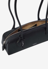 Alaïa Small Le Teckel Leather Shoulder Bag Black AA1S06029CA212--999