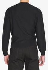 Lemaire Relaxed Twisted Cardigan Black P00023-LK087-BK999