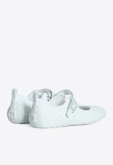 Roger Vivier Viv Low Mary-Jane Ballet Flats White RVW79344120-V5C-B001