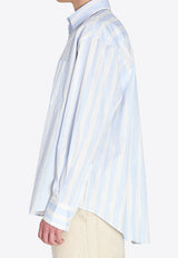 Jacquemus Camargue Oversized Striped Shirt Light Blue SHM00605A-W00691-3GT