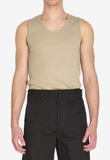 Lemaire Ribbed Tank Top Green TS0006-LJ1030-GR609