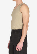 Lemaire Ribbed Tank Top Green TS0006-LJ1030-GR609