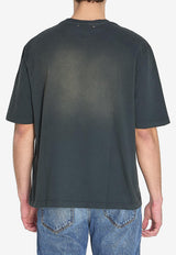 Golden Goose DB Embroidered Logo Faded T-shirt Black GUP01873-P002362-90498