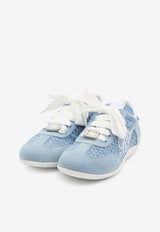 Roger Vivier Viv Low Sneakers Light Blue RVW79342800-UYW-788K