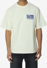Willy Chavarria Fashion Service Printed T-shirt Off-white WCJSY0180--065