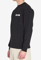 Jacquemus Gros Grain Sweatshirt Black SSM00206A-J00126-990