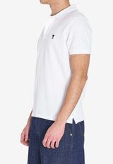 AMI PARIS Ami De Coeur Polo T-shirt White HPL411-760-100
