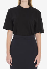 Moncler  X Edward Enninful Logo Patch Crewneck T-shirt Black K24038C00001-89AUG-999