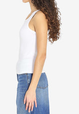 Alaïa Darts Tank Top White AA9H1389J085C--000