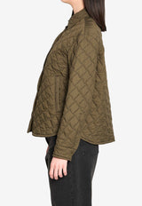Herno Quilted Buttoned Jacket Green GI000351D-12456Z-7720