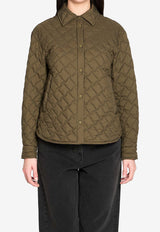 Herno Quilted Buttoned Jacket Green GI000351D-12456Z-7720