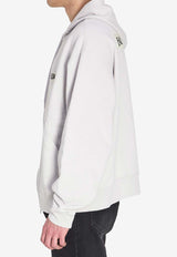 Balenciaga Masking Tape Zip-Up Hooded Sweatshirt White 850338-TTVL7-9012