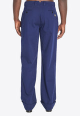 Valentino Straight-Leg Casual Pants Blue 7V3RBN15-ALS-788