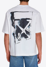 Off-White 3D Arrow Spray T-shirt White OMAA120S26-JER00I-1000